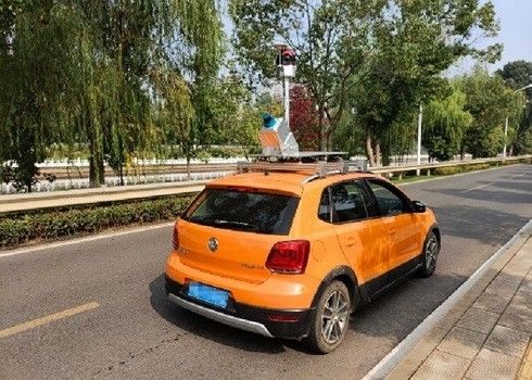 30M Piksel Mobil 3D Lazer Tarama Ölçüm Sistemleri HiScan-C Yerleşik Yol Araştırması için
