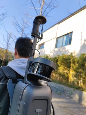Bina Cephe Ölçümü için 120m Menzilli El Tipi / Sırt Çantası 3D LiDAR HiSLAM