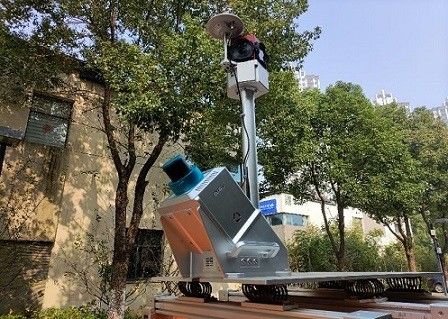 HiScan-C Mobil LiDAR arazi ölçümü 5mm@40m Doğruluk Deformasyon İzleme Sistemi